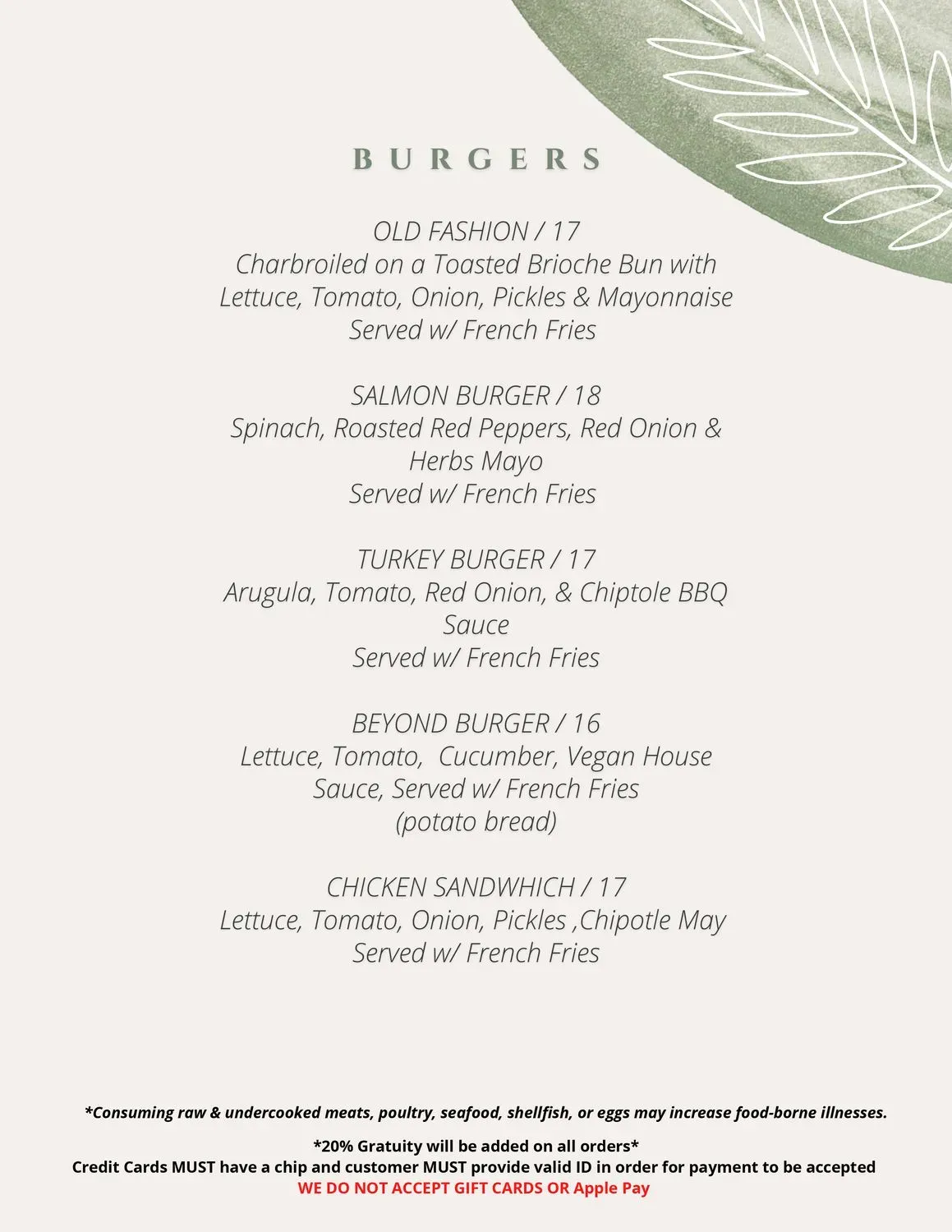 Menu 2