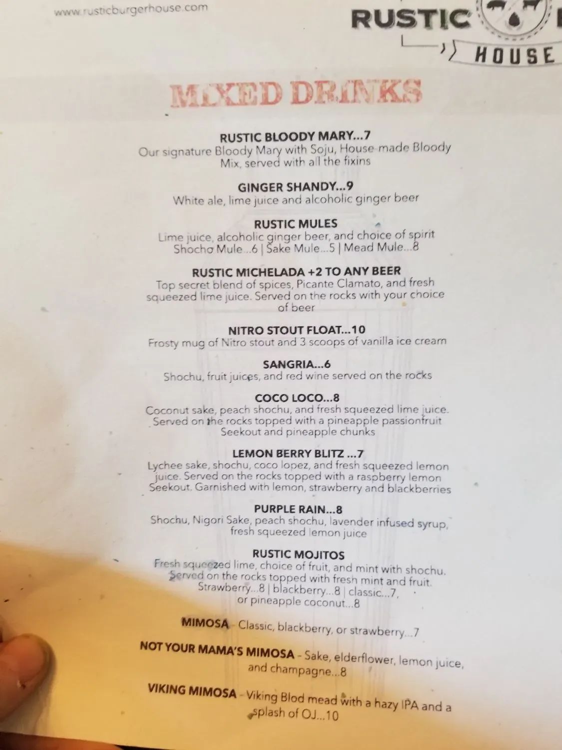 Menu 5