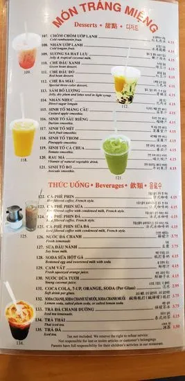 Menu 9