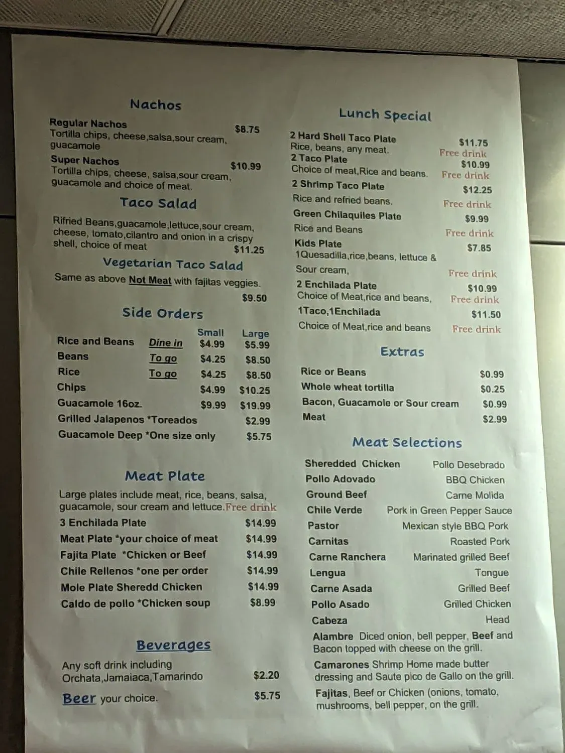 Menu 3