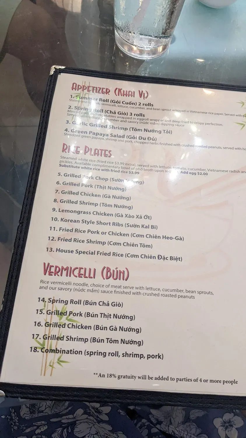 Menu 6