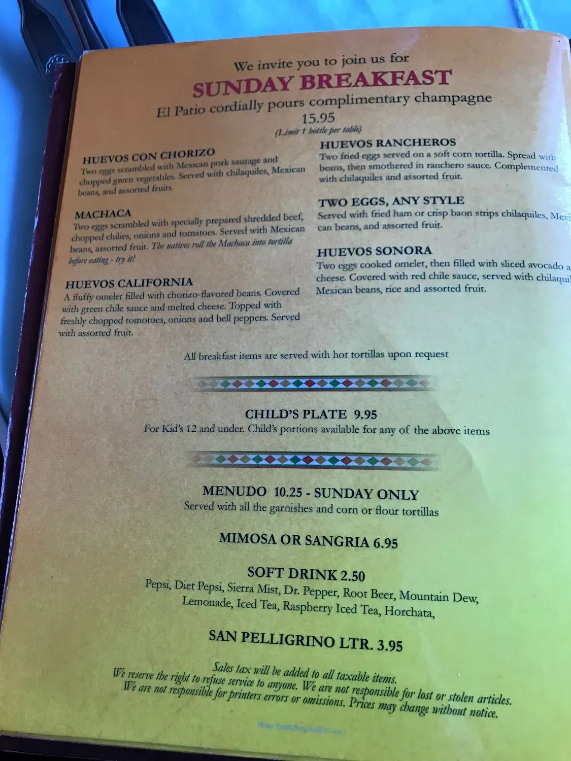 Menu 3