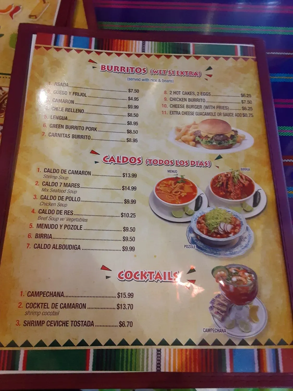 Menu 5