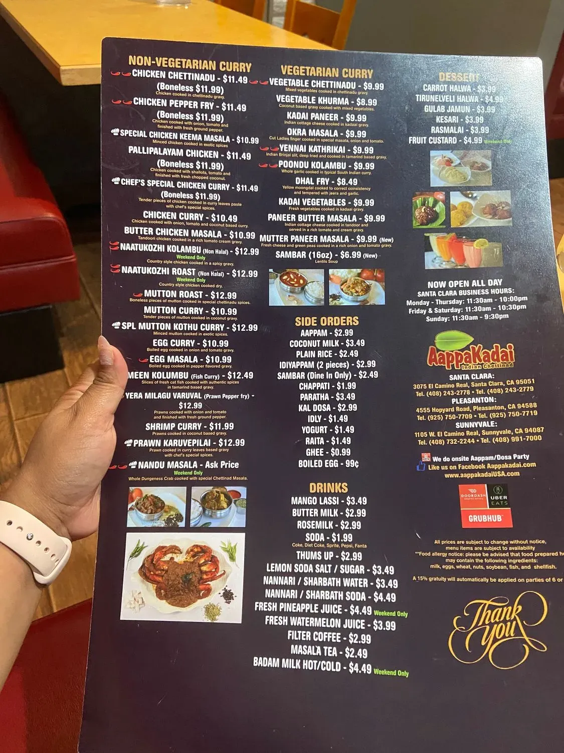 Menu 9