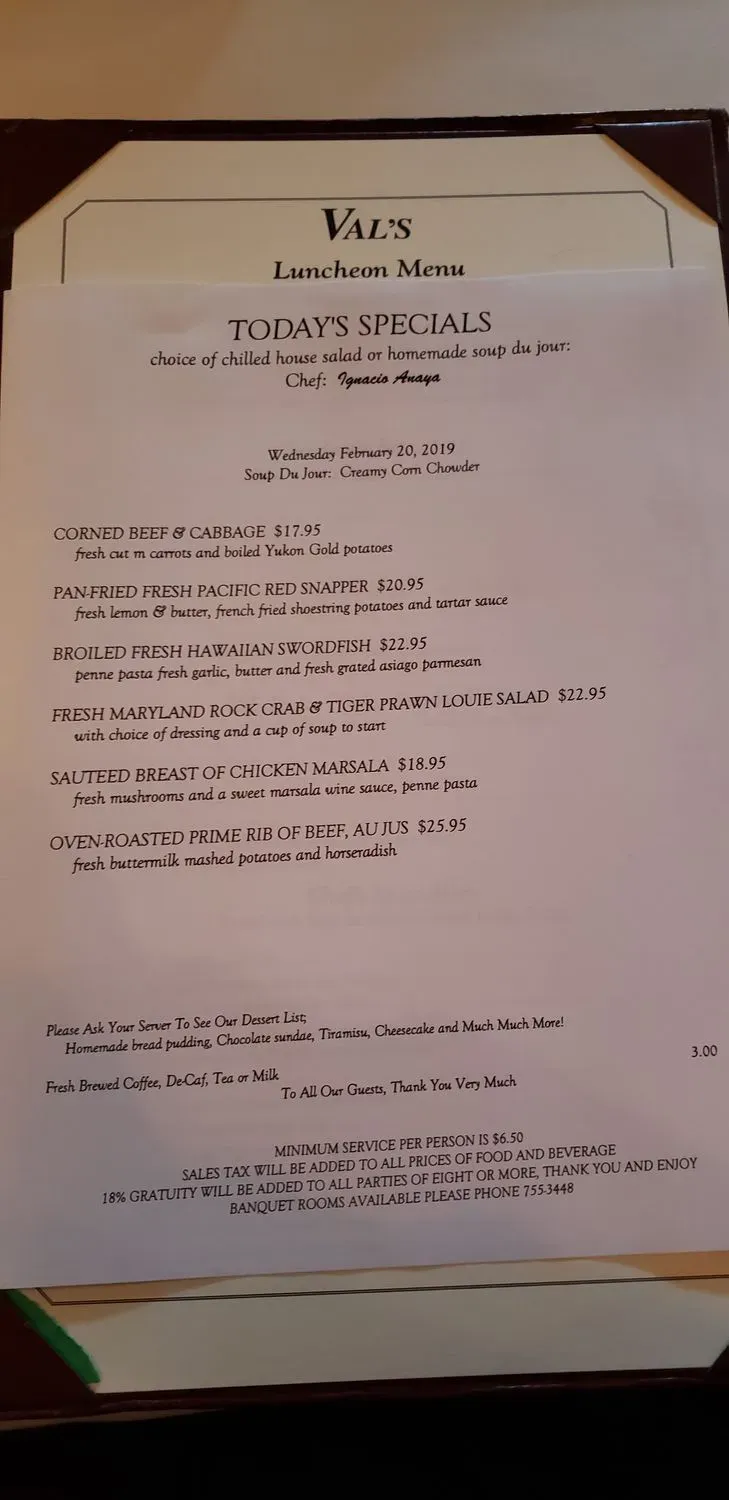 Menu 9