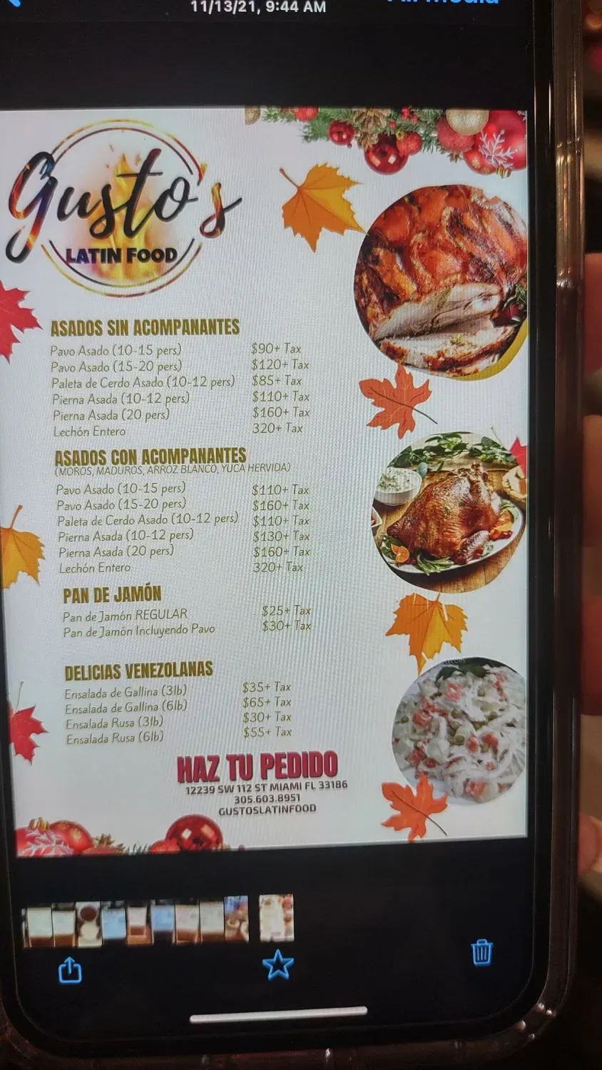 Menu 5