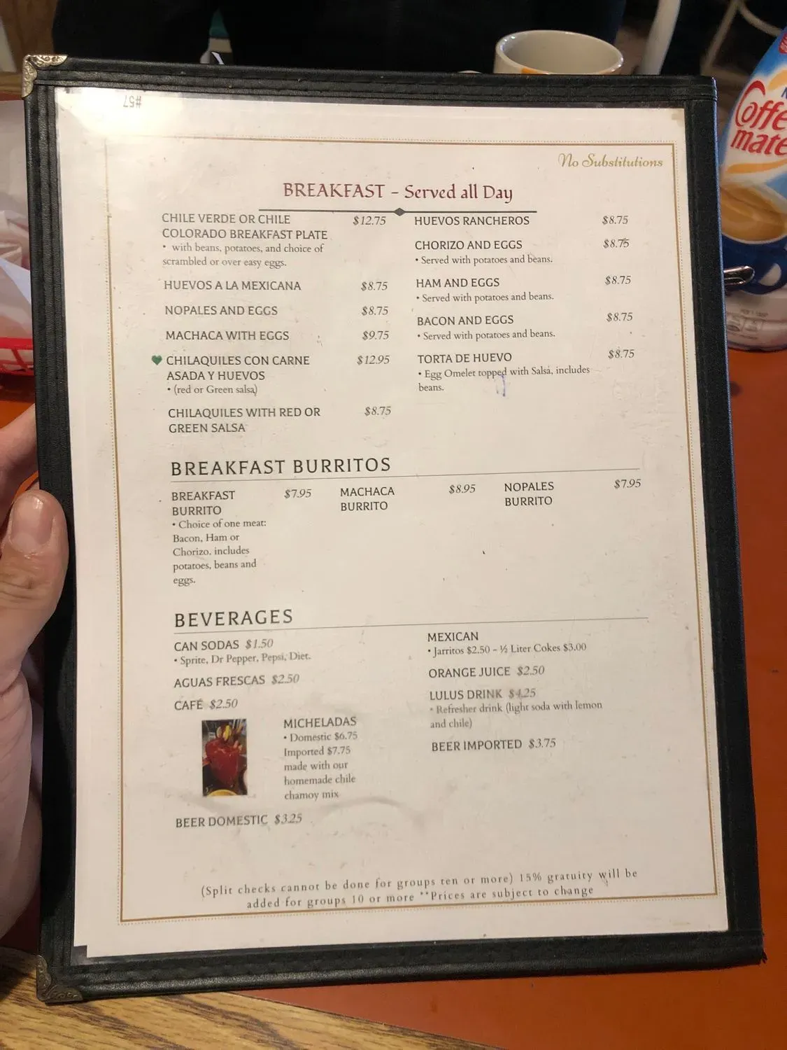 Menu 4