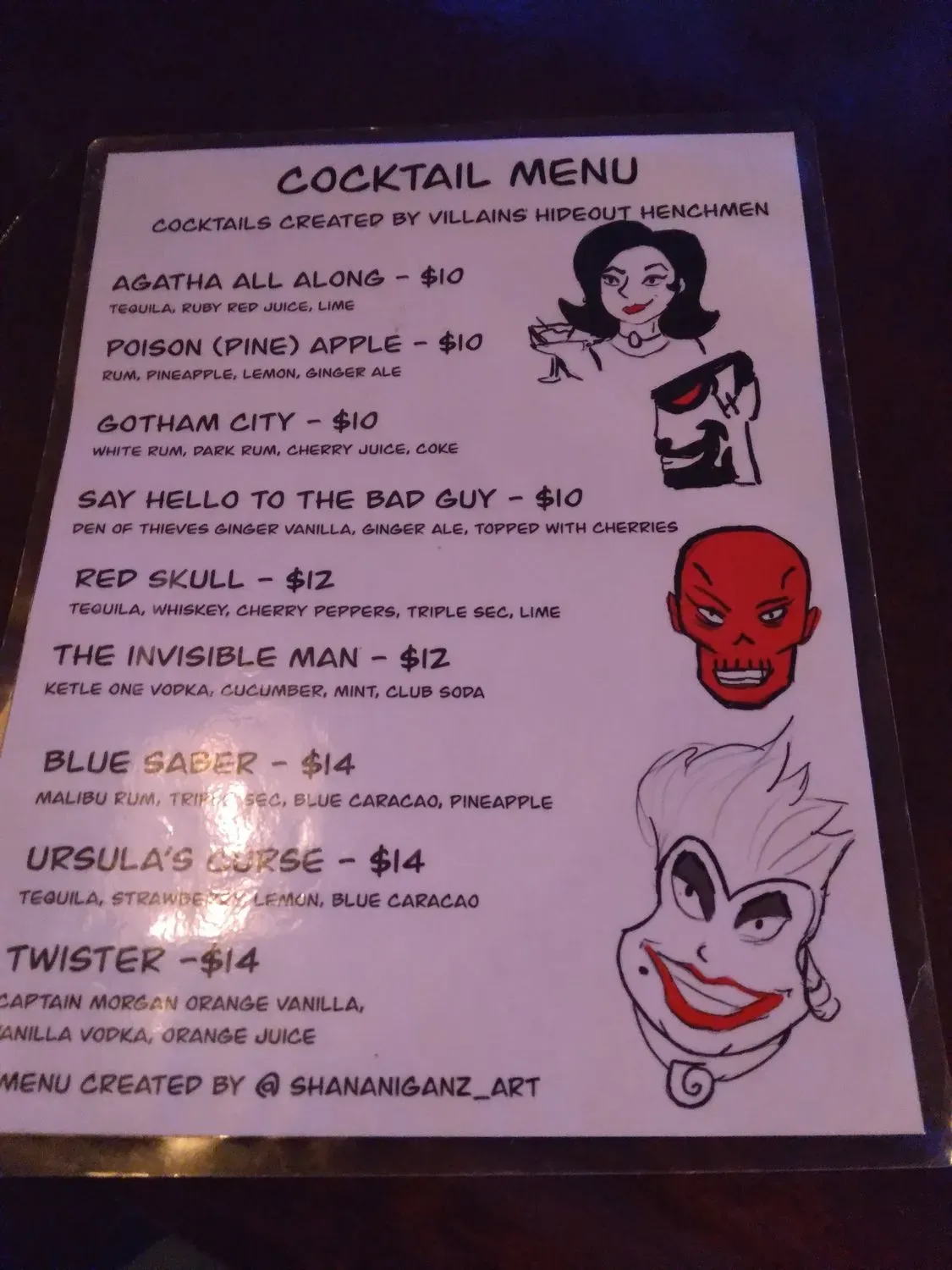 Menu 5