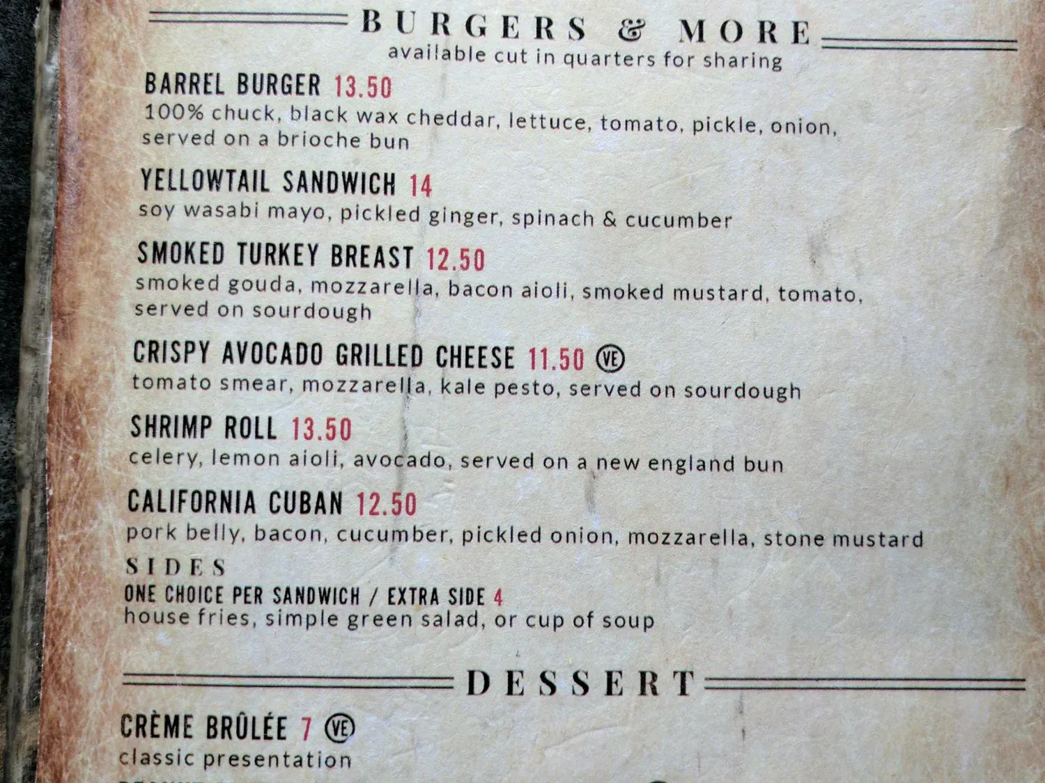 Menu 4