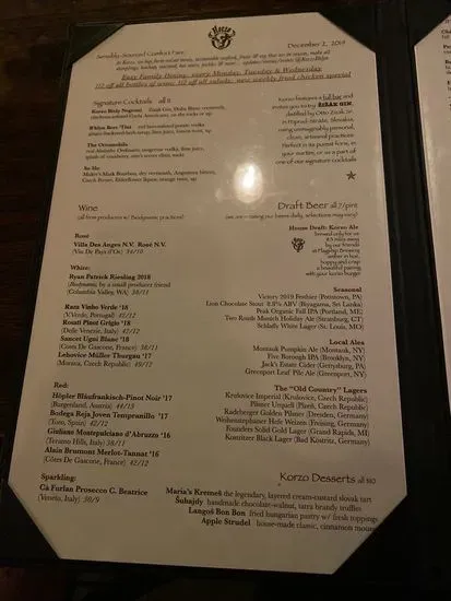 Menu 10