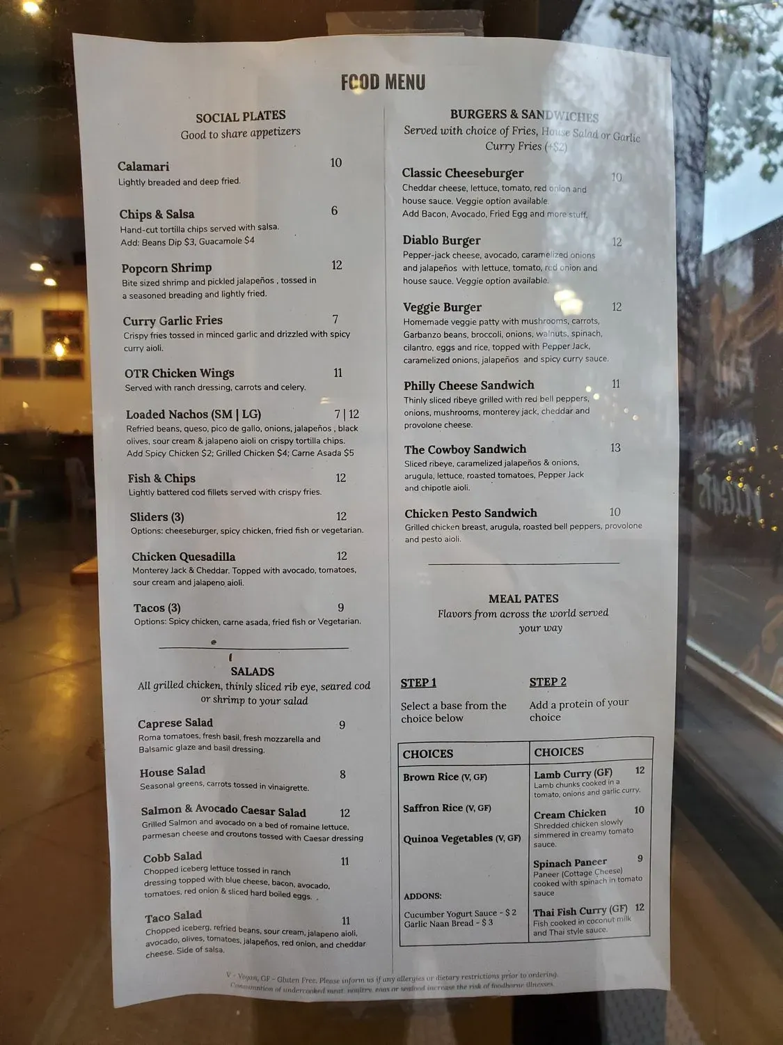 Menu 8