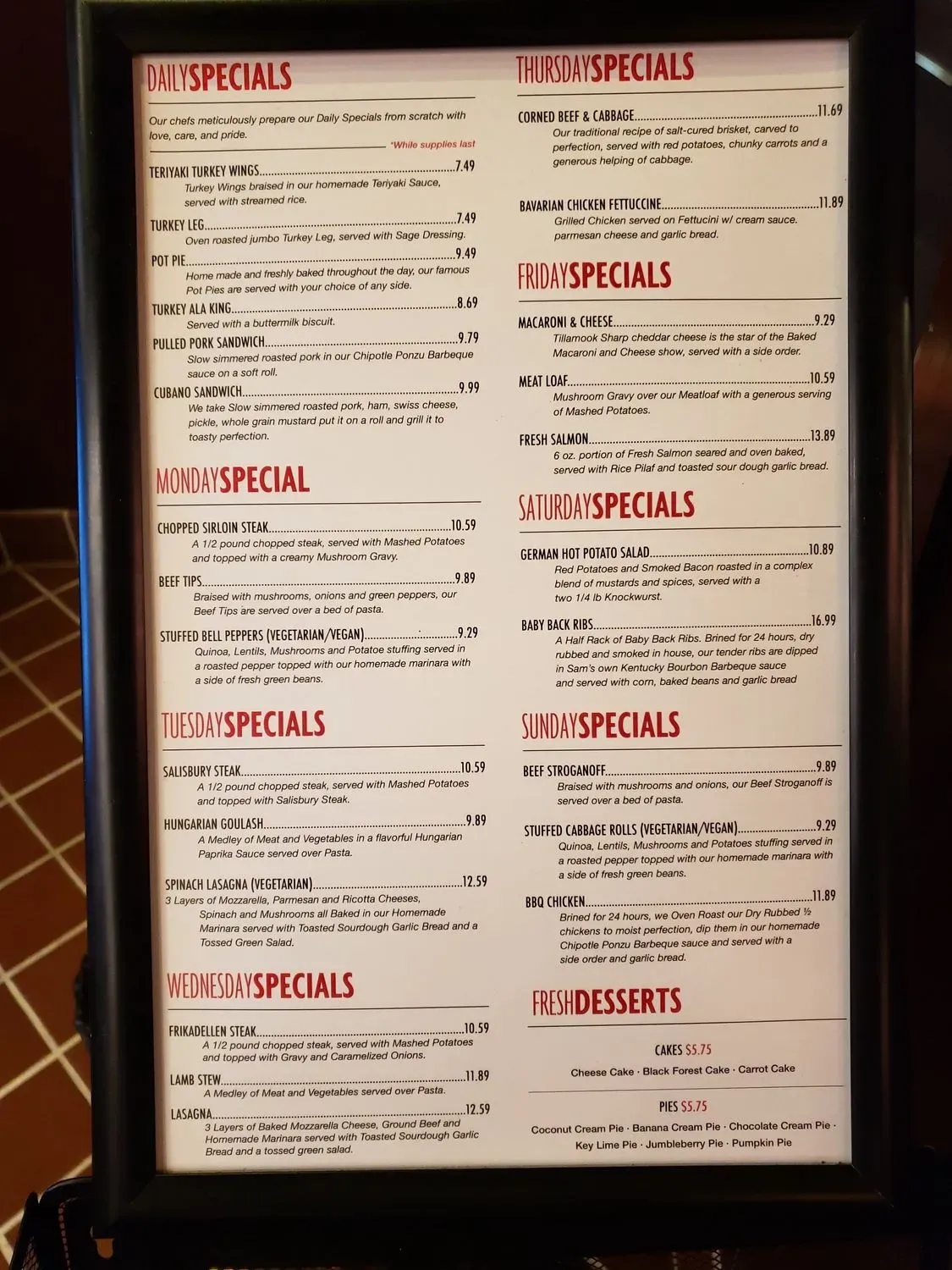 Menu 3