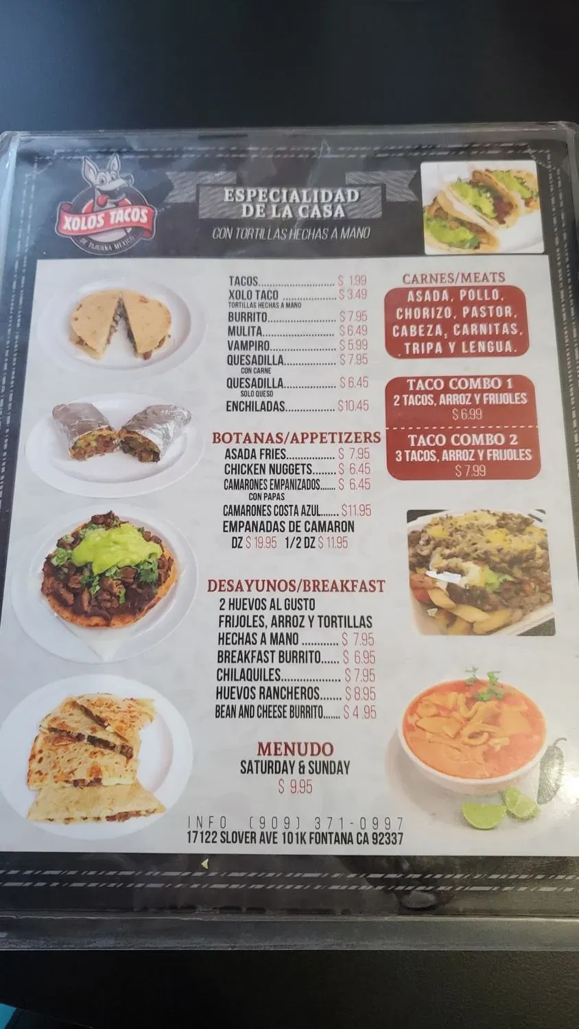 Menu 10