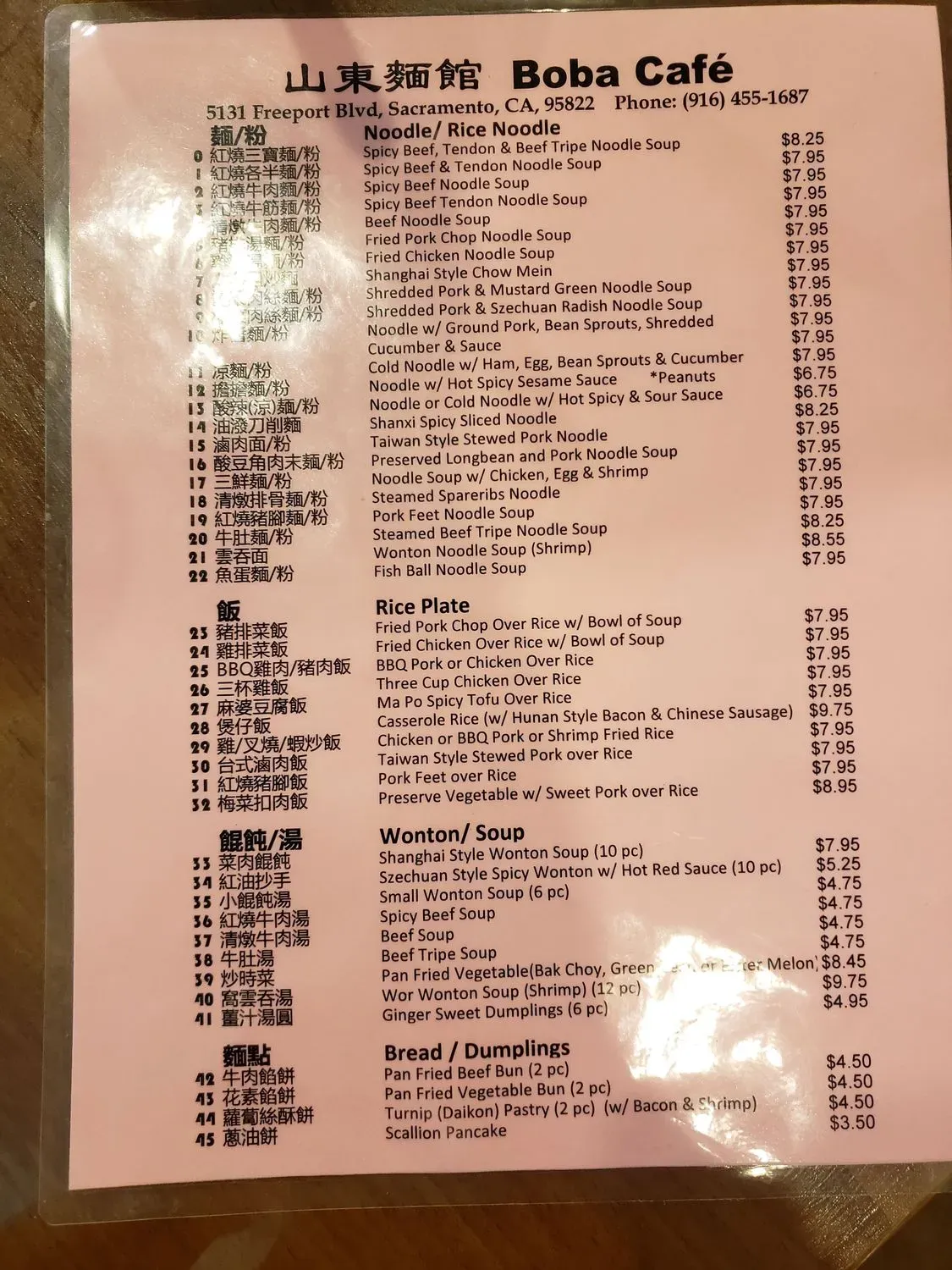 Menu 4