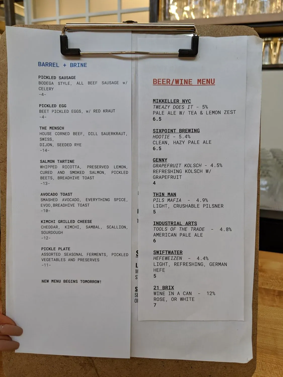 Menu 2