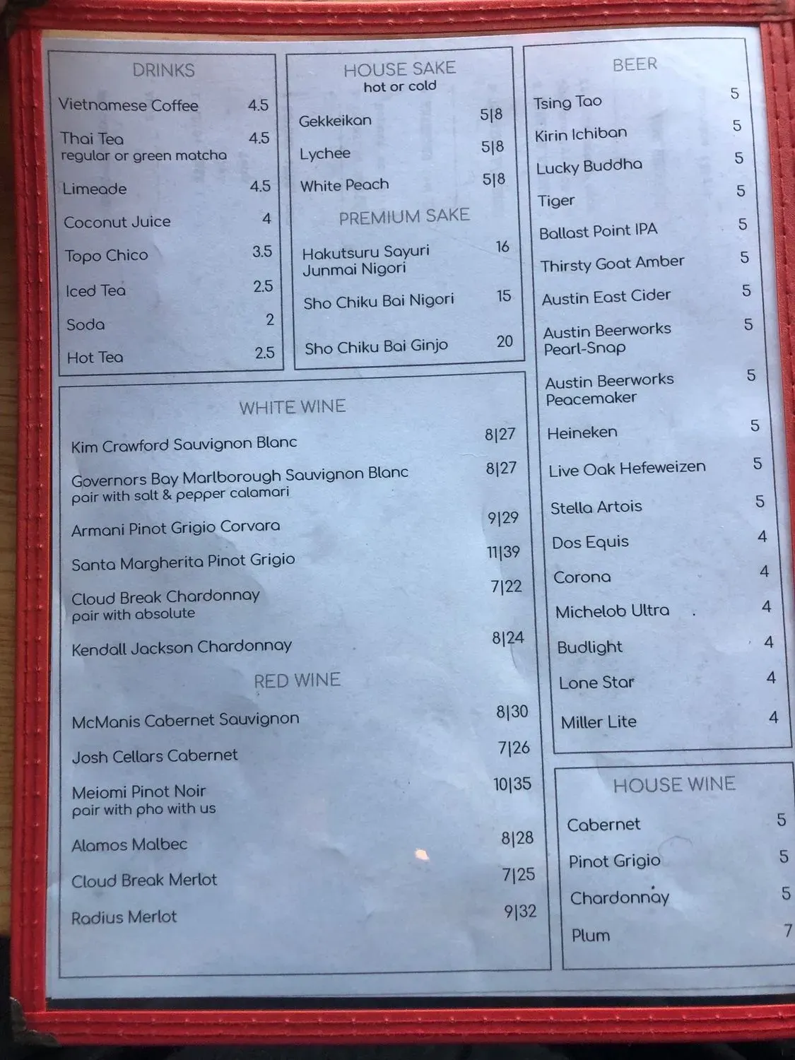 Menu 2