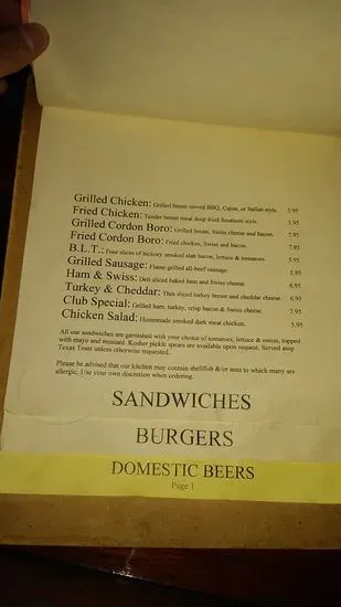 Menu 2