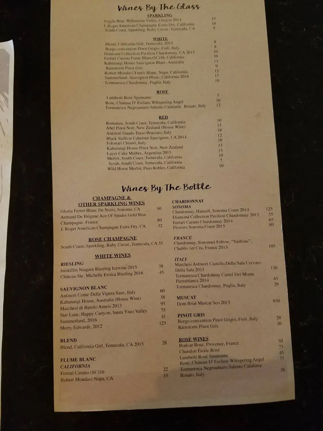 Menu 10