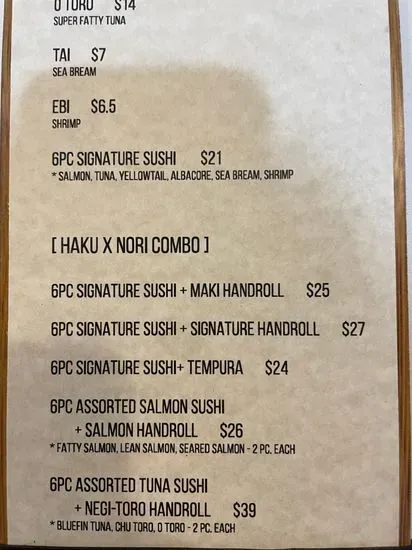 Menu 2