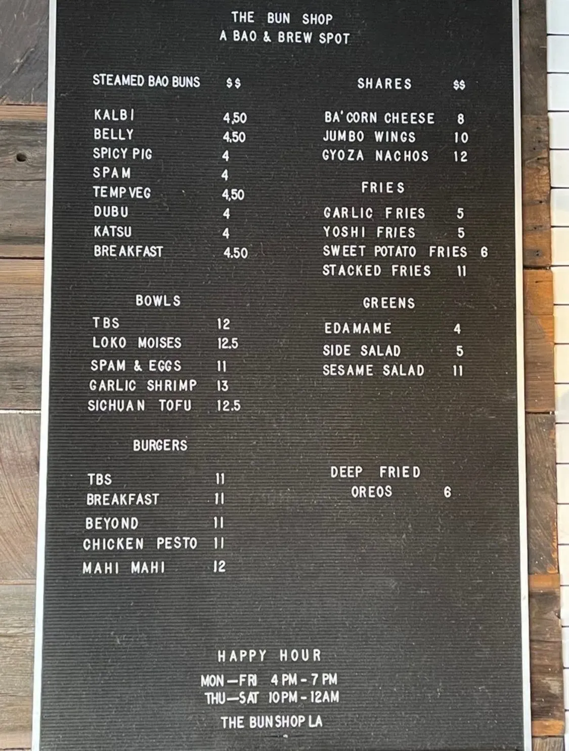 Menu 7