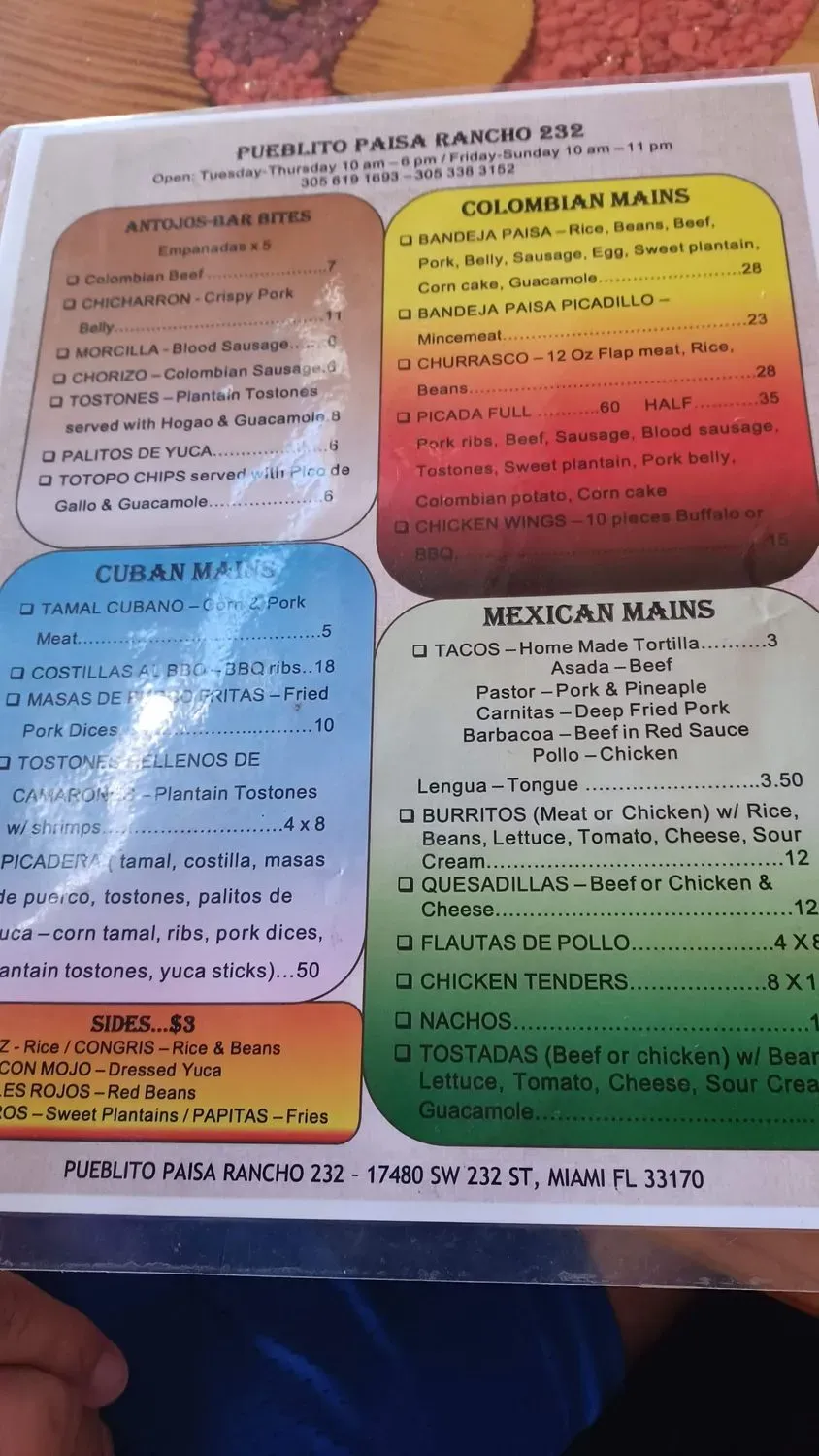 Menu 4