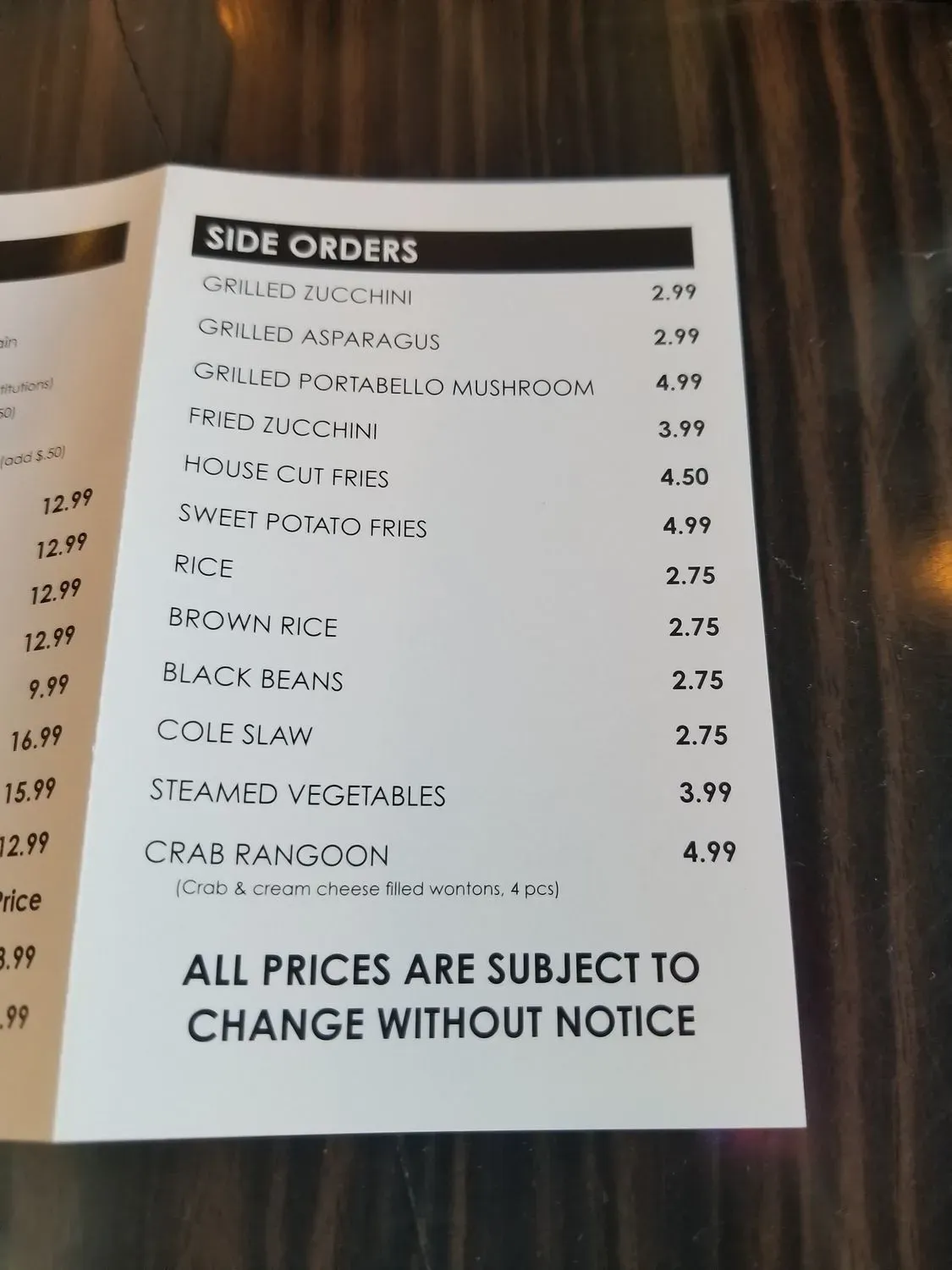 Menu 10