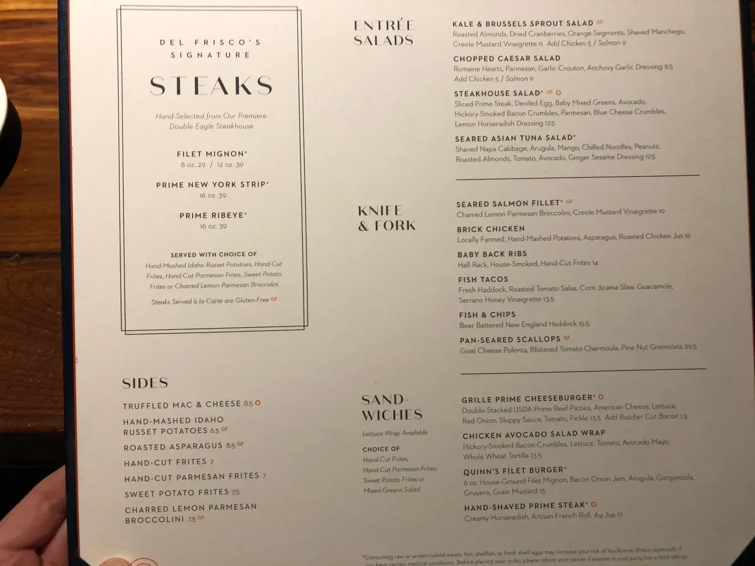 Menu 7