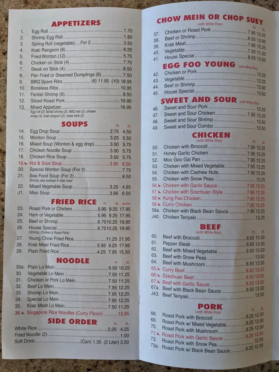 Menu 2