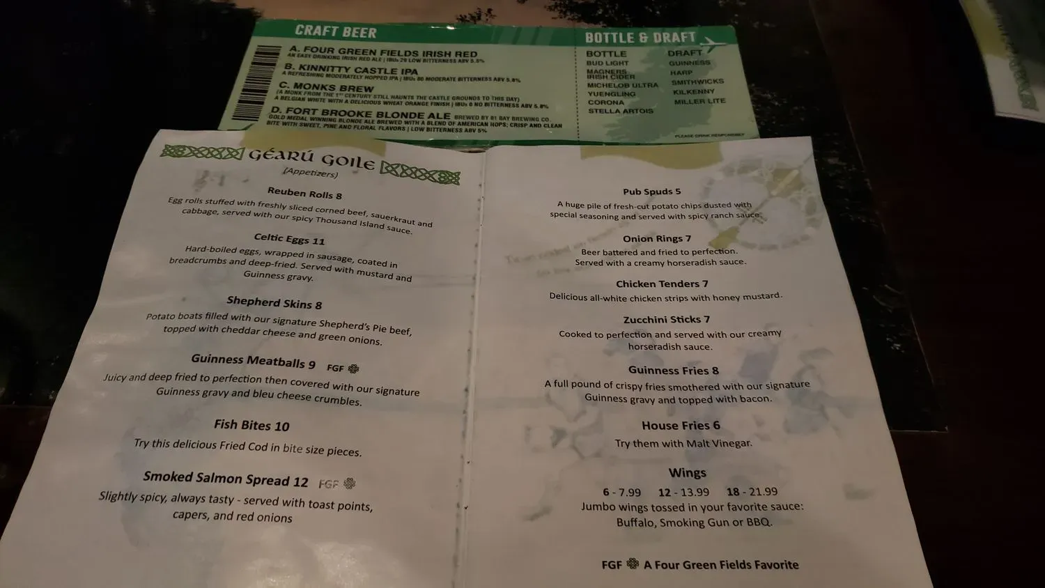 Menu 4