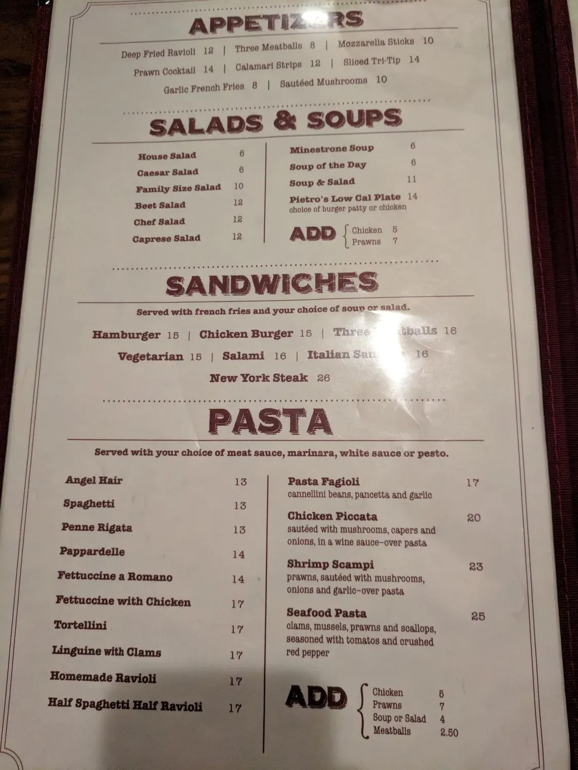 Menu 3