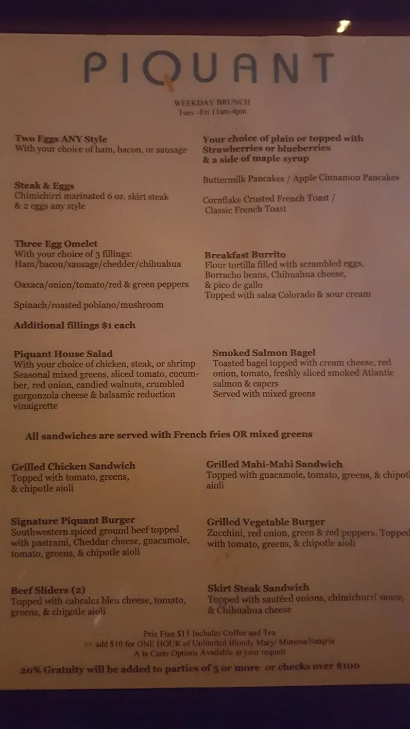 Menu 10