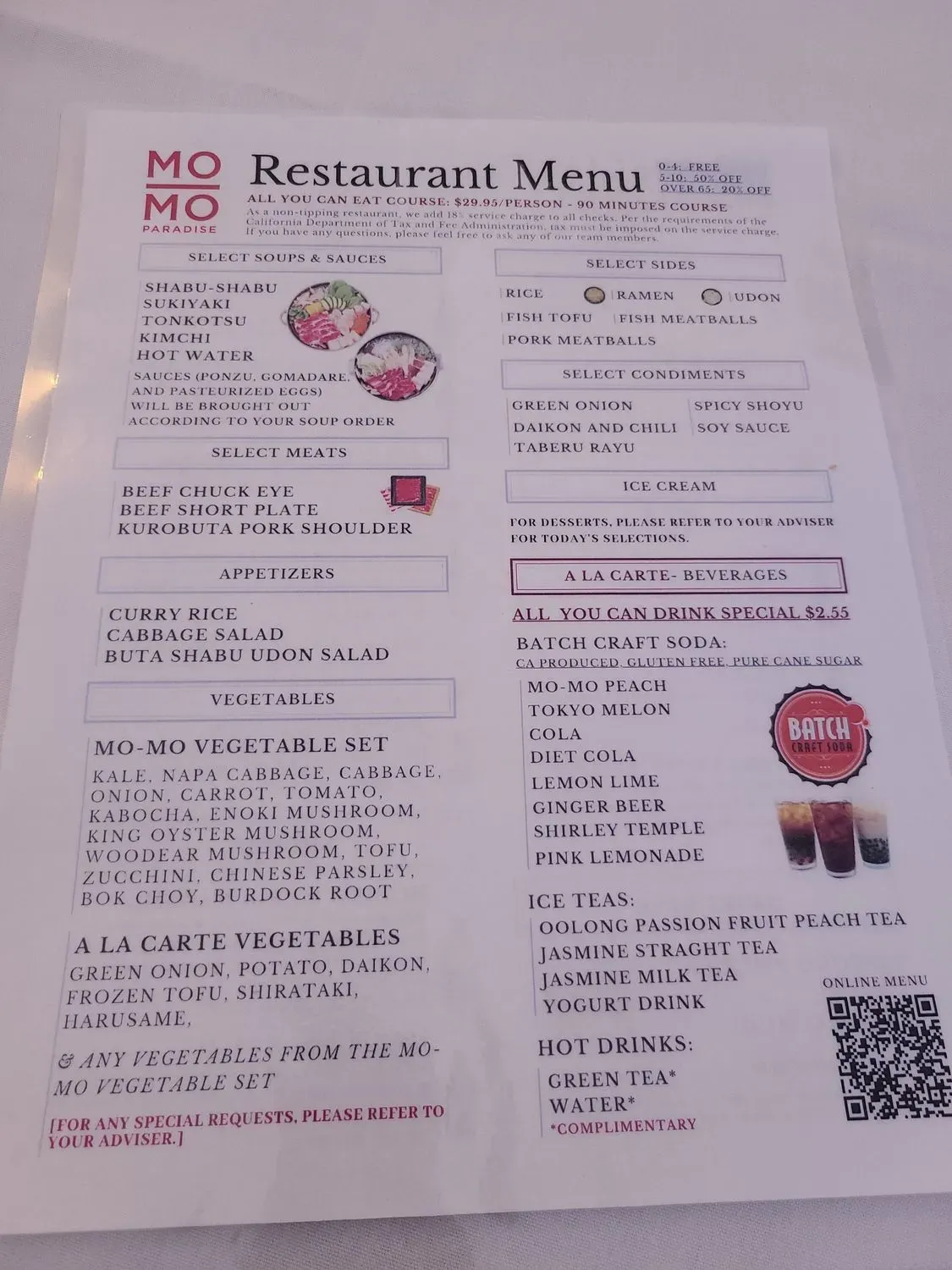 Menu 4