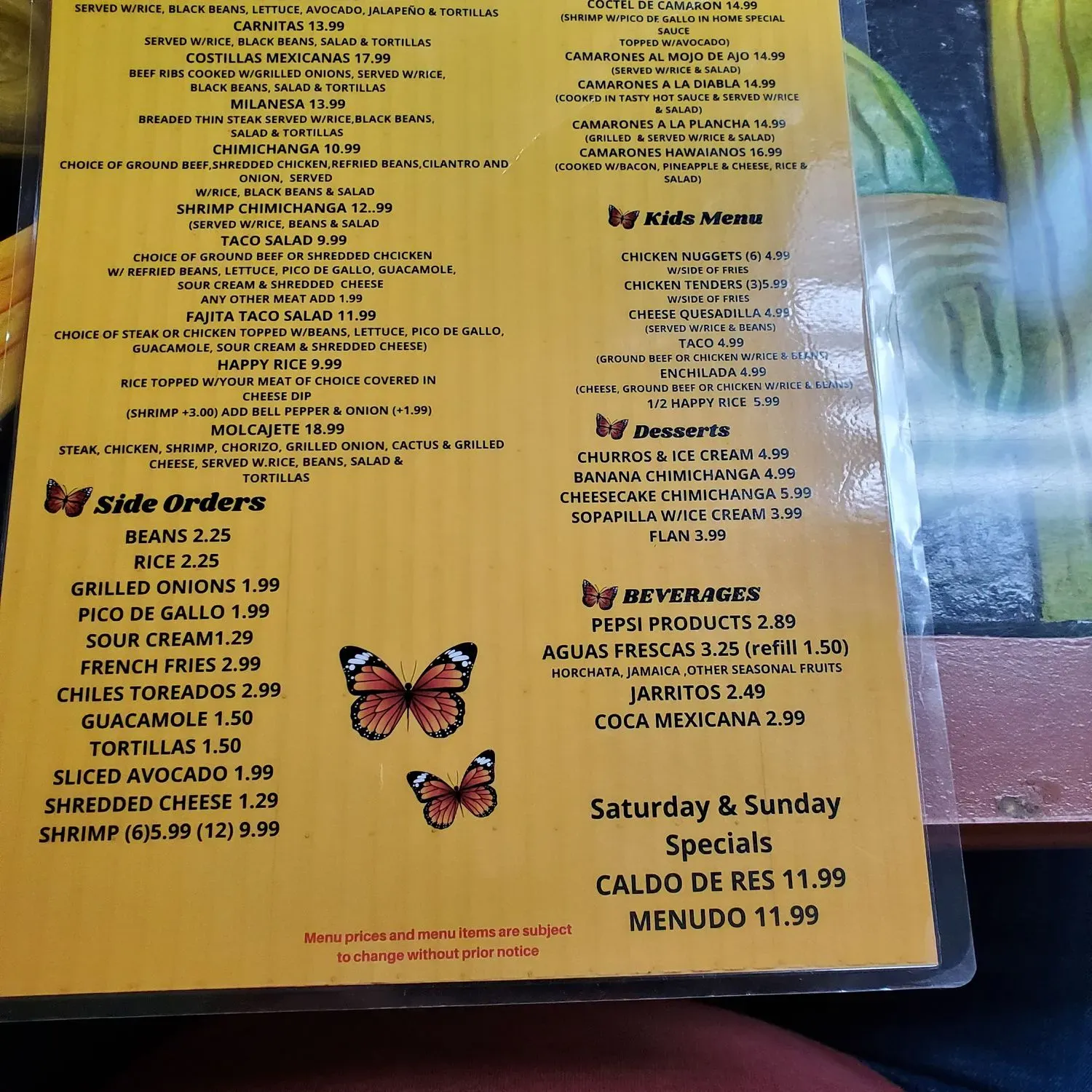 Menu 6