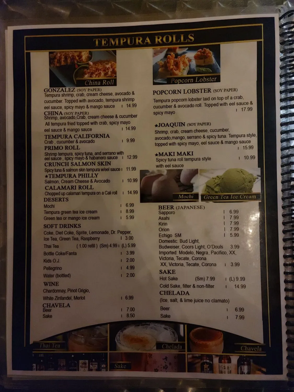 Menu 3