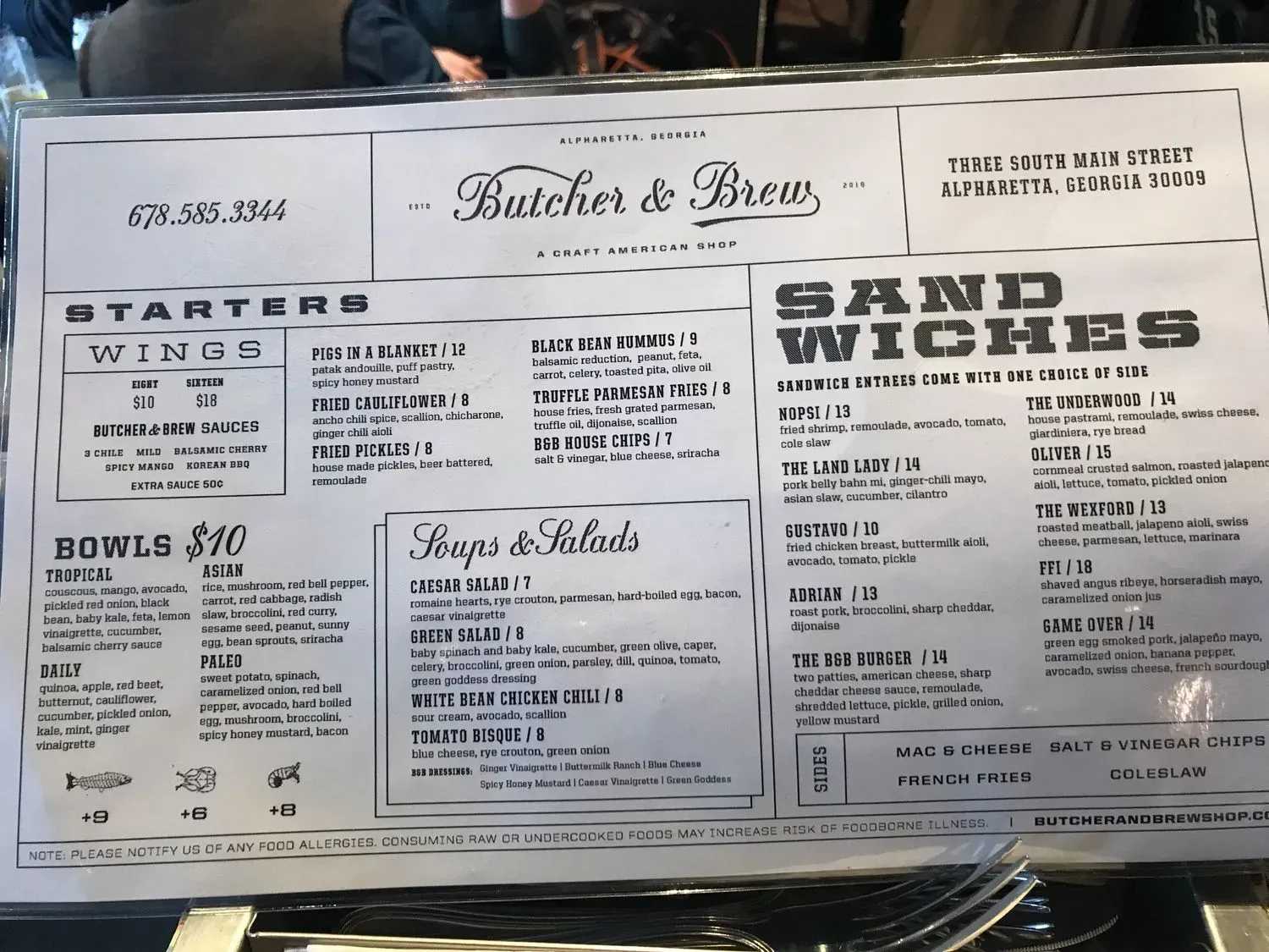 Menu 9