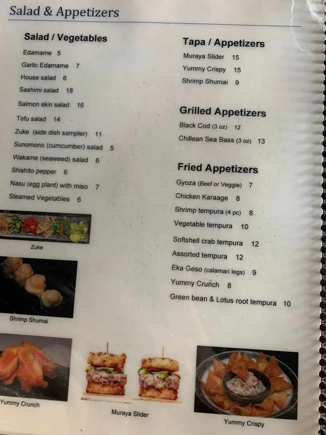 Menu 8