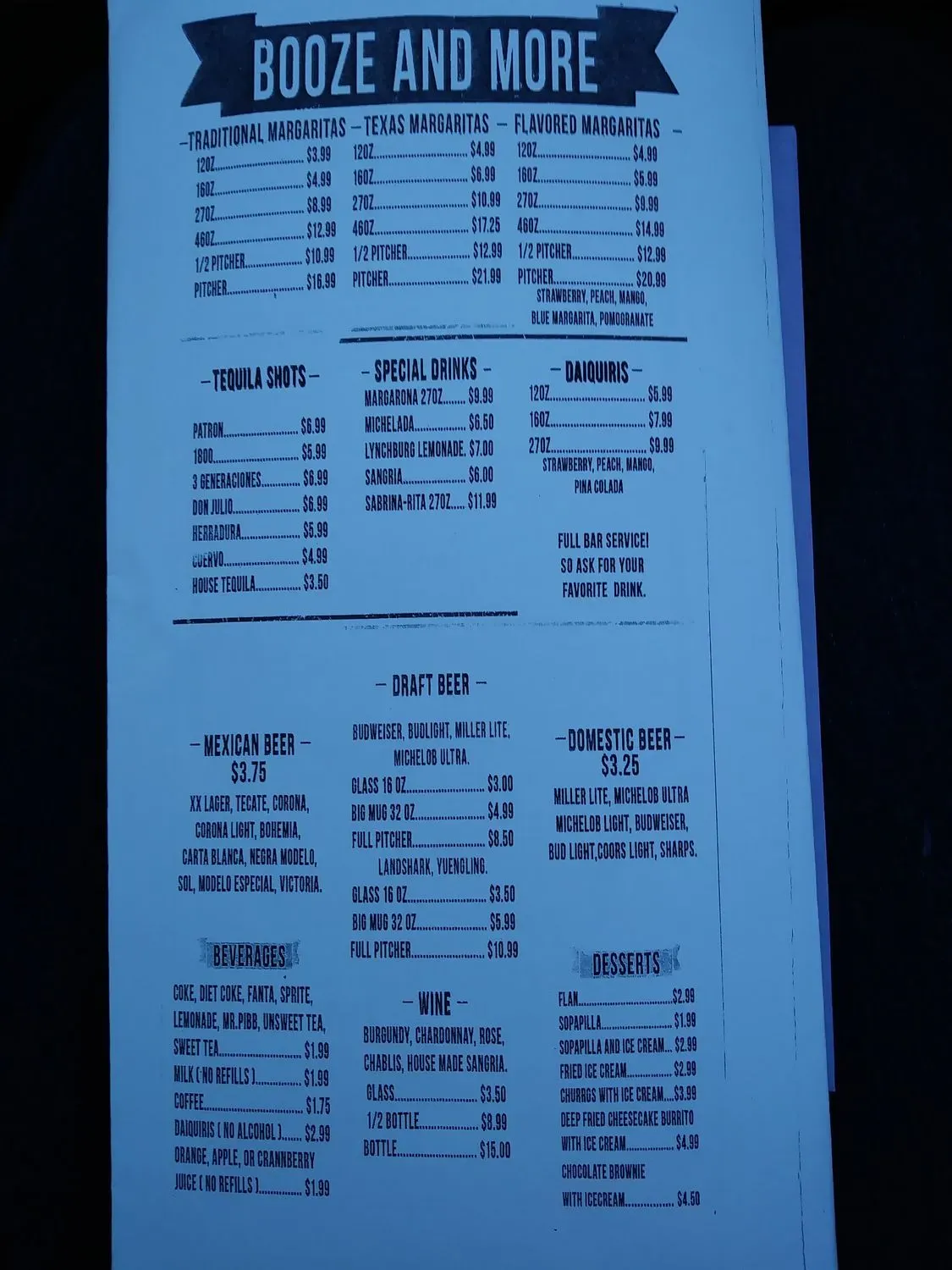 Menu 2