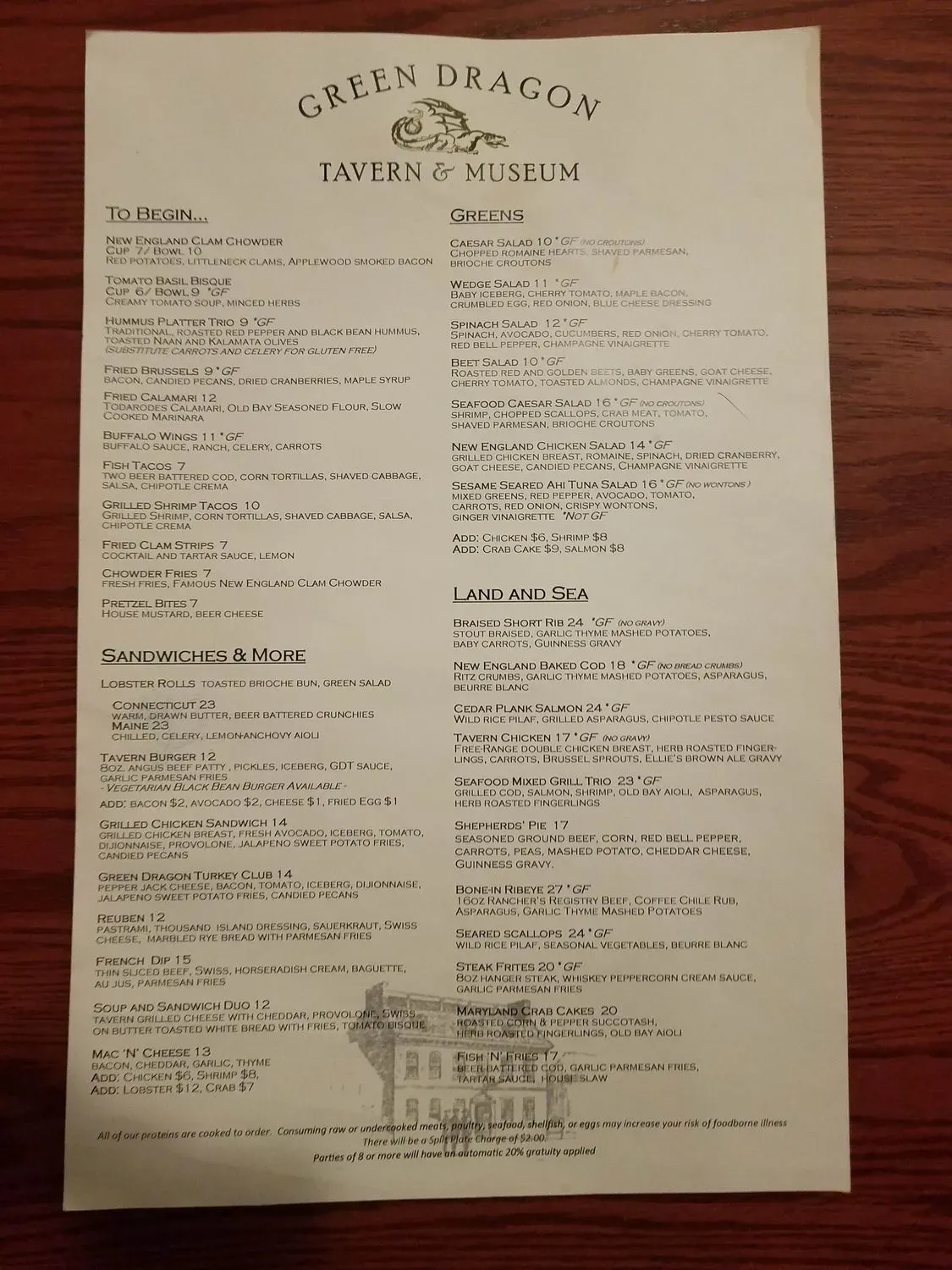 Menu 8