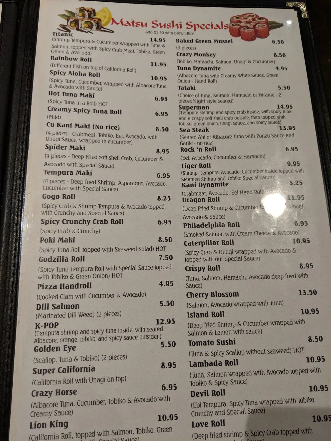 Menu 10