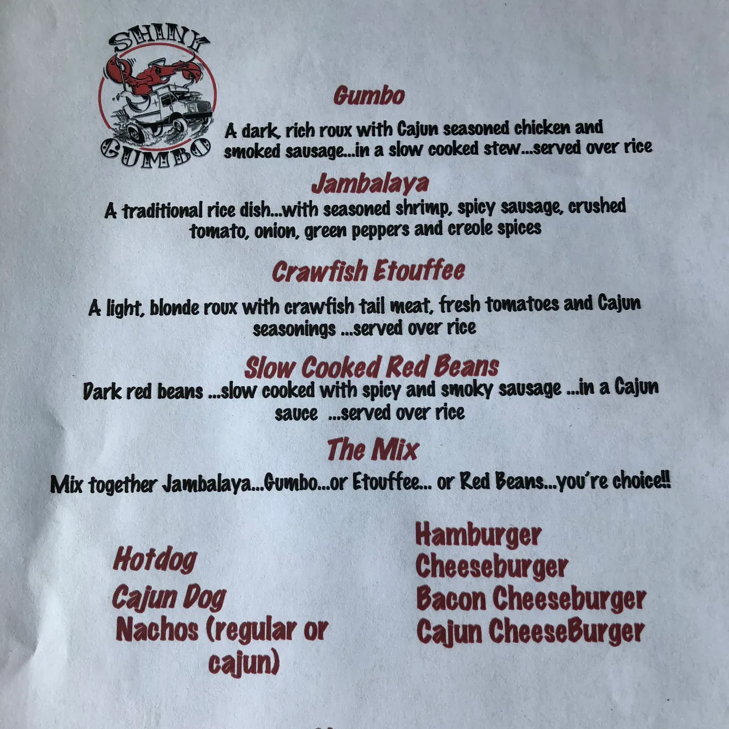 Menu 10