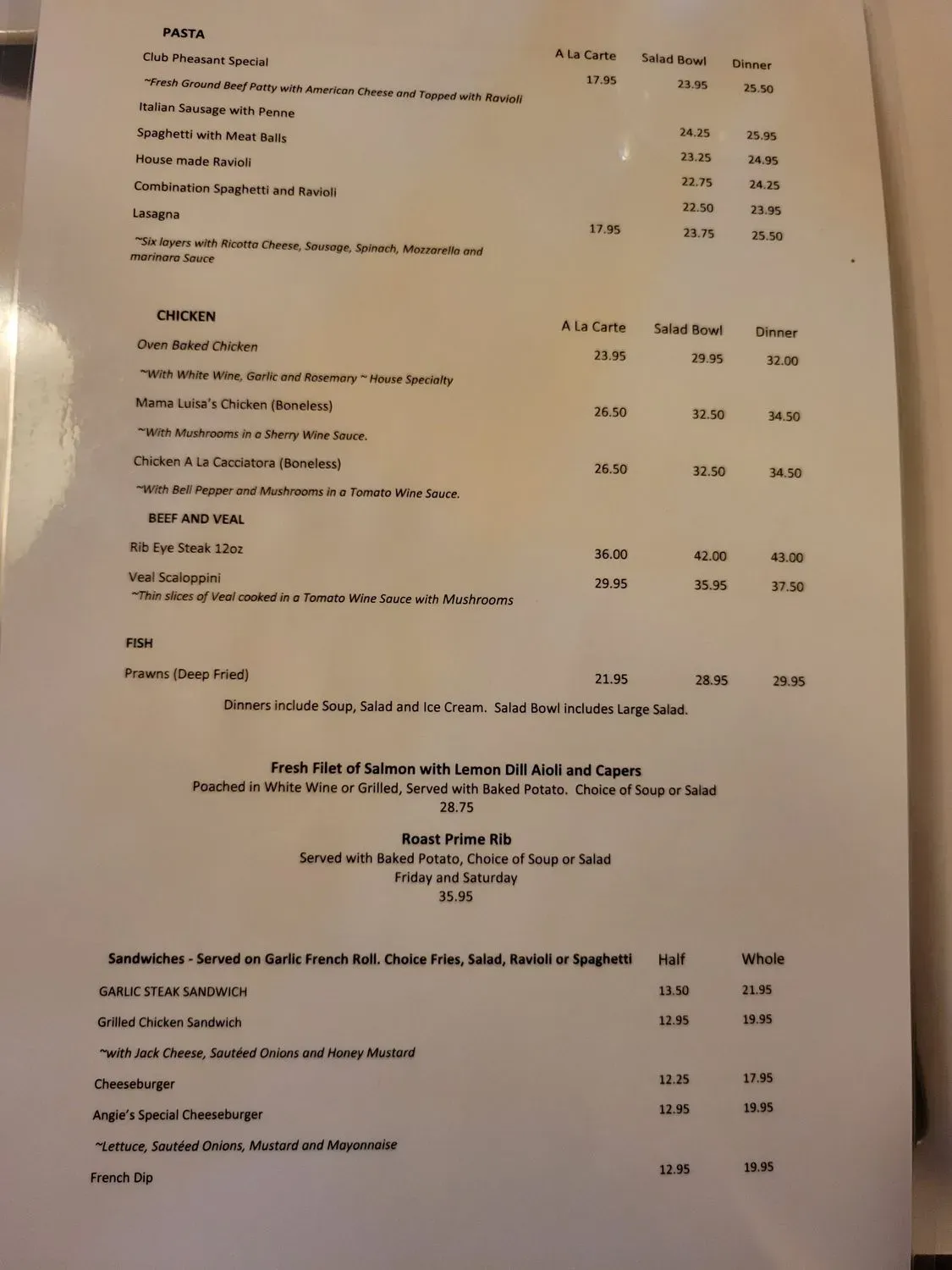 Menu 2