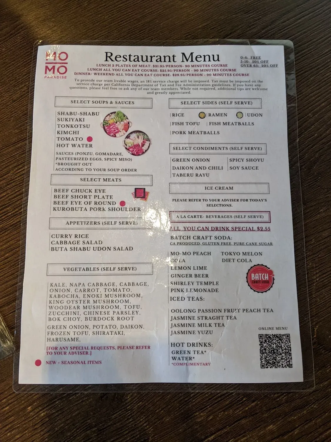 Menu 8