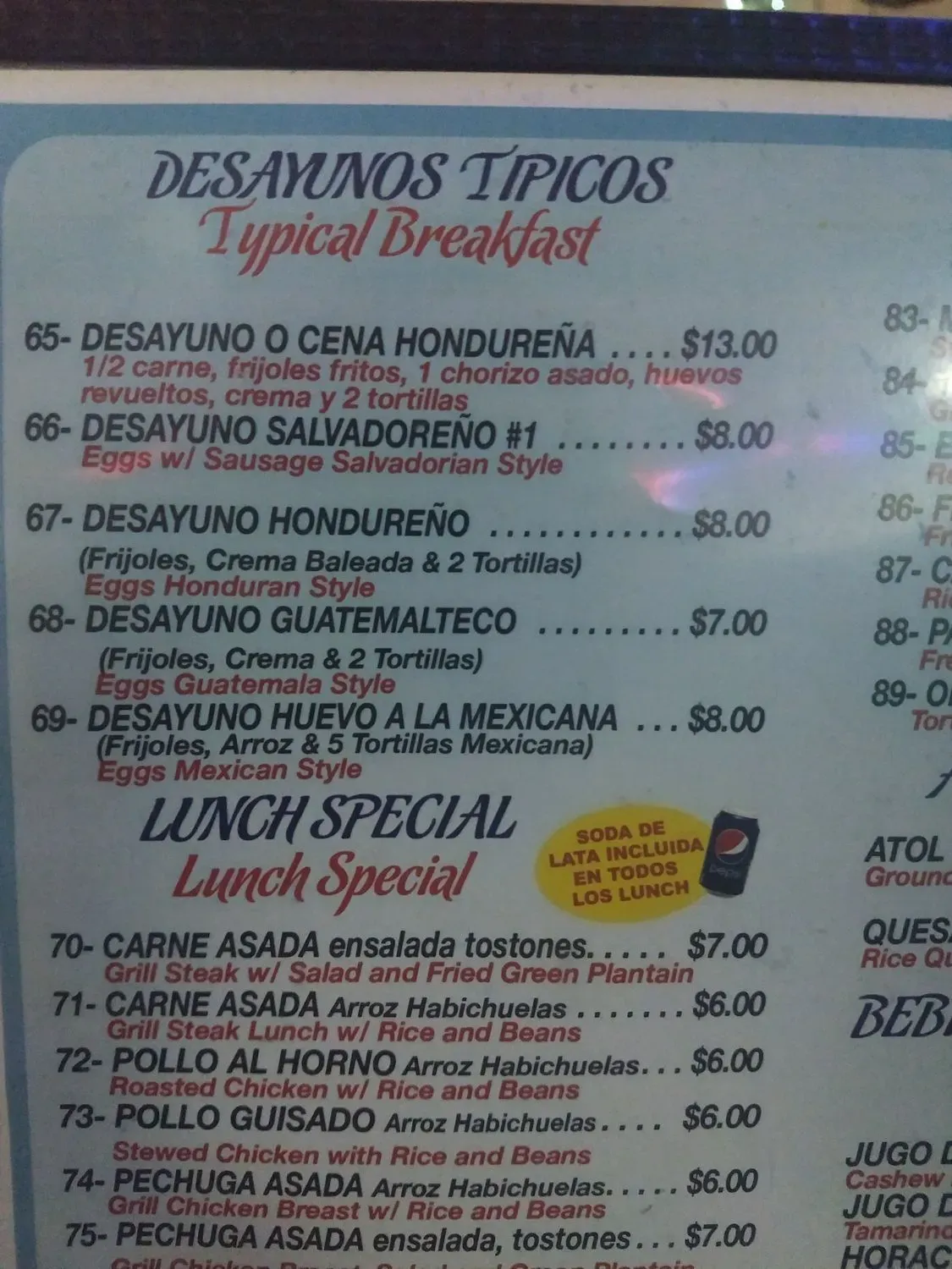 Menu 4