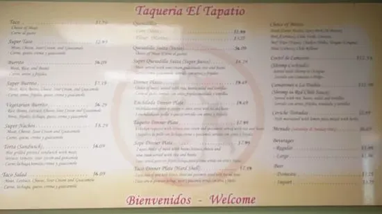 Menu 8