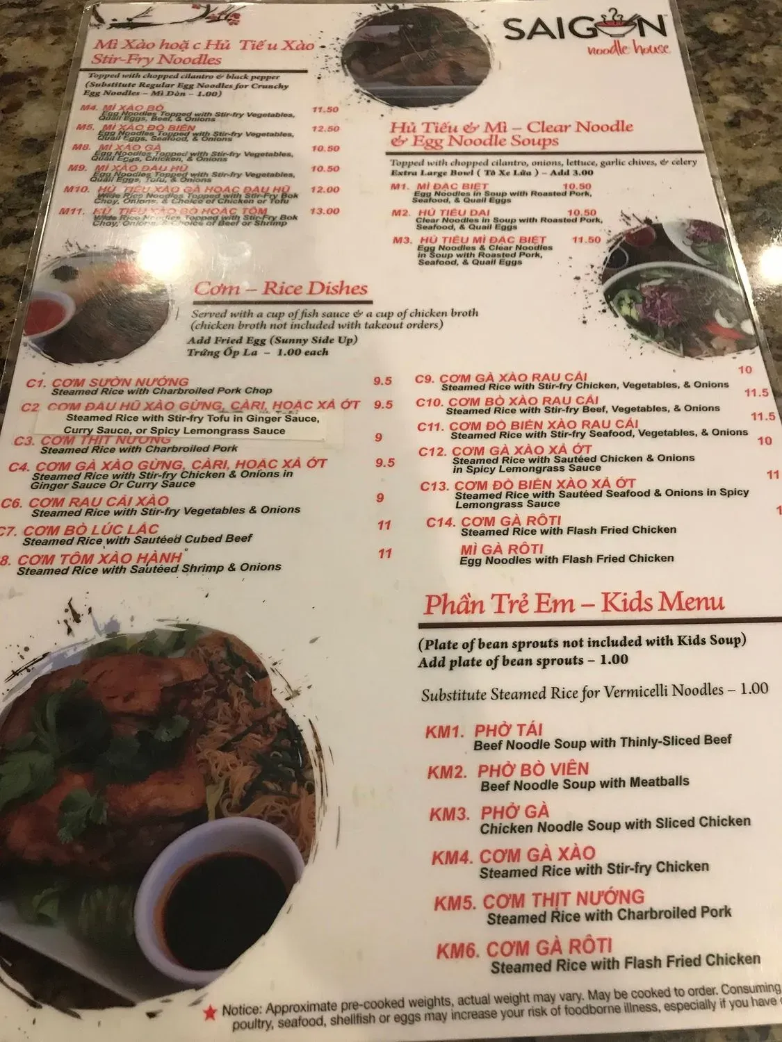 Menu 10