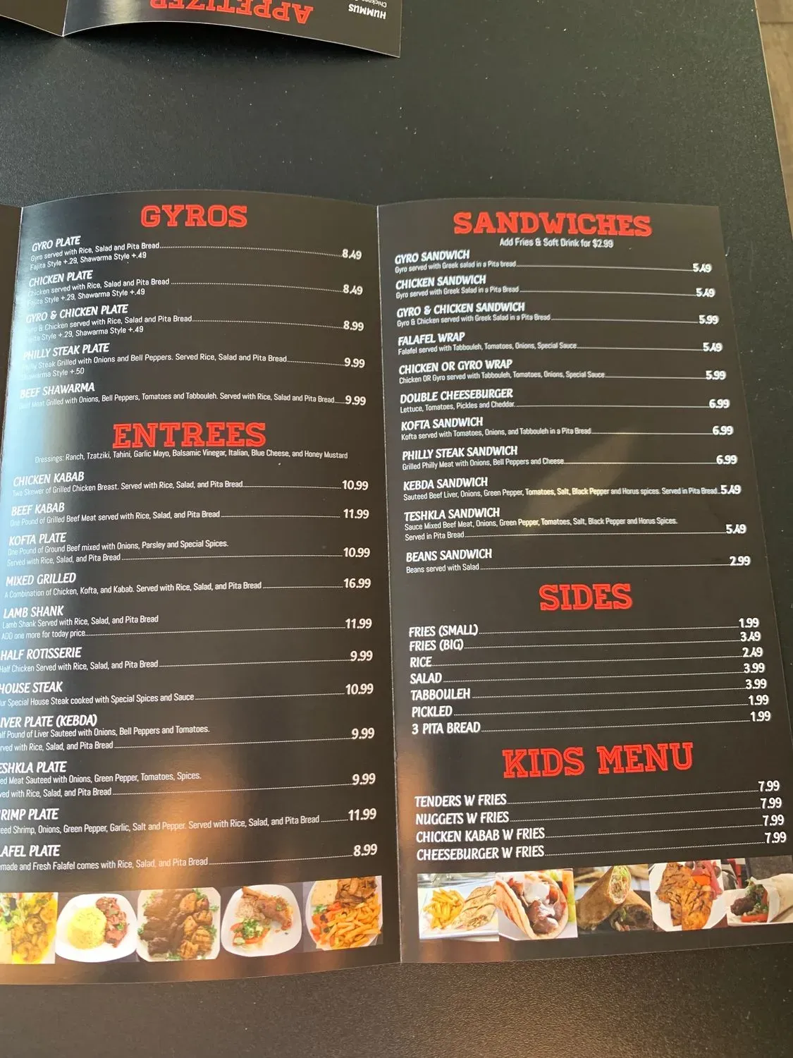 Menu 2