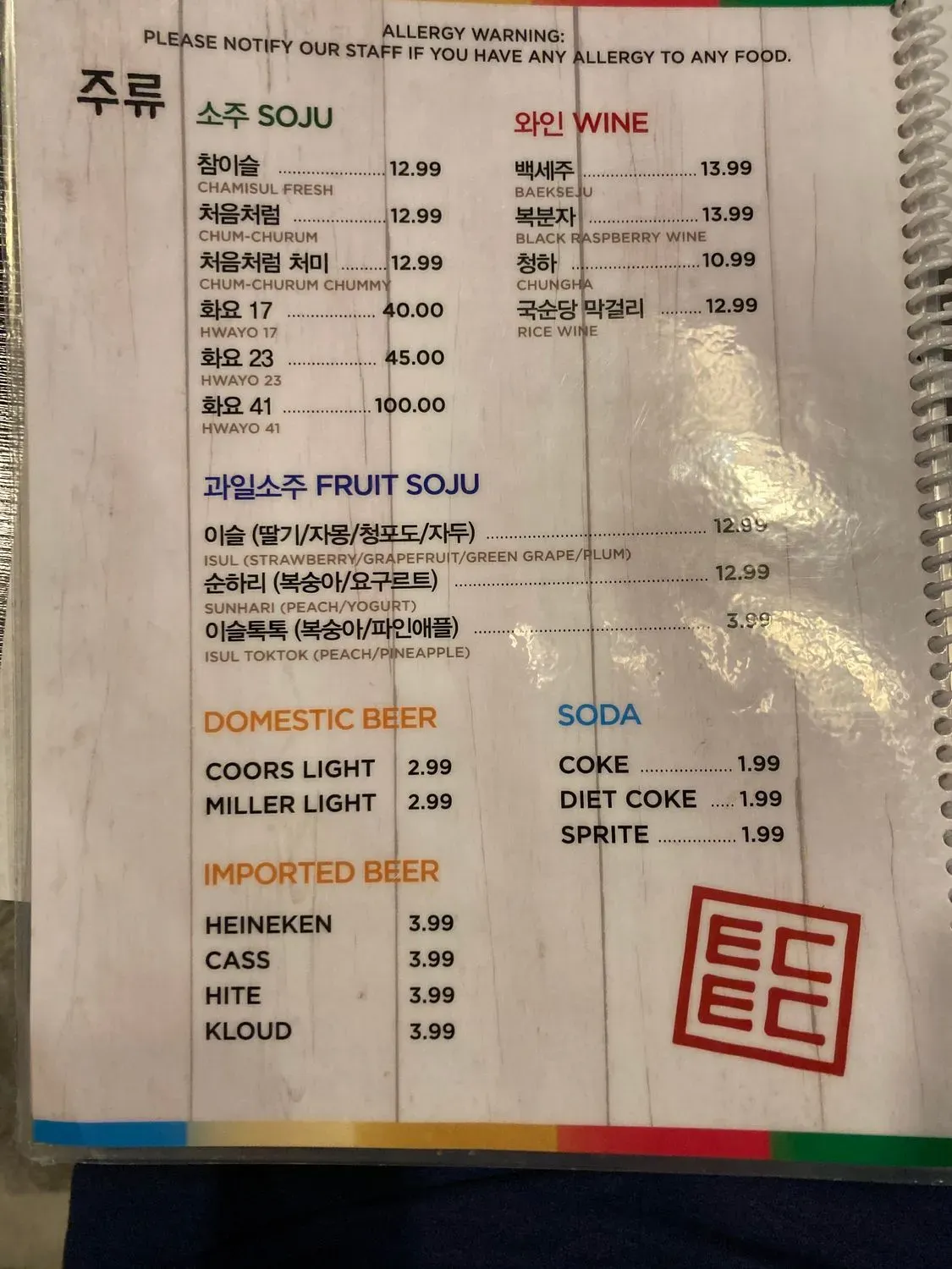 Menu 4