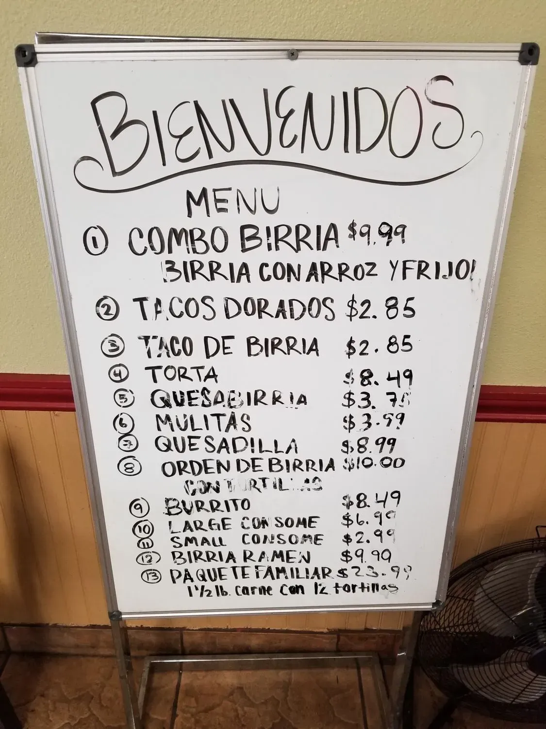 Menu 5