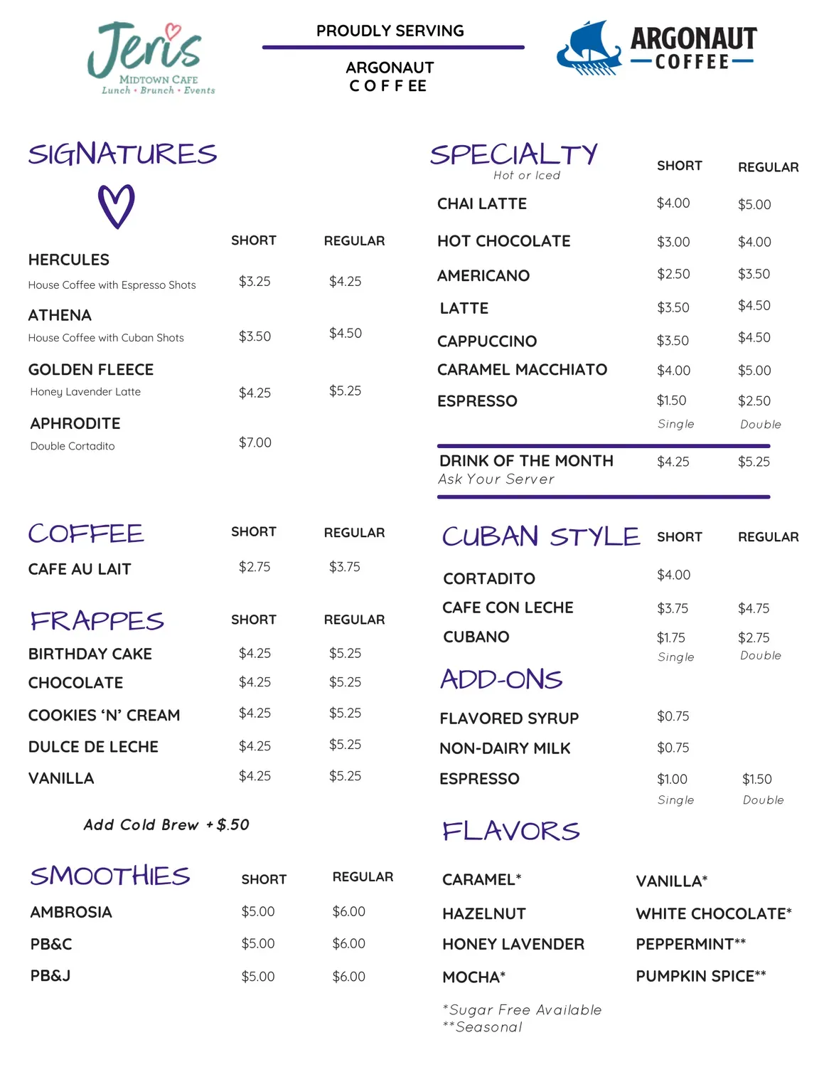 Menu 9