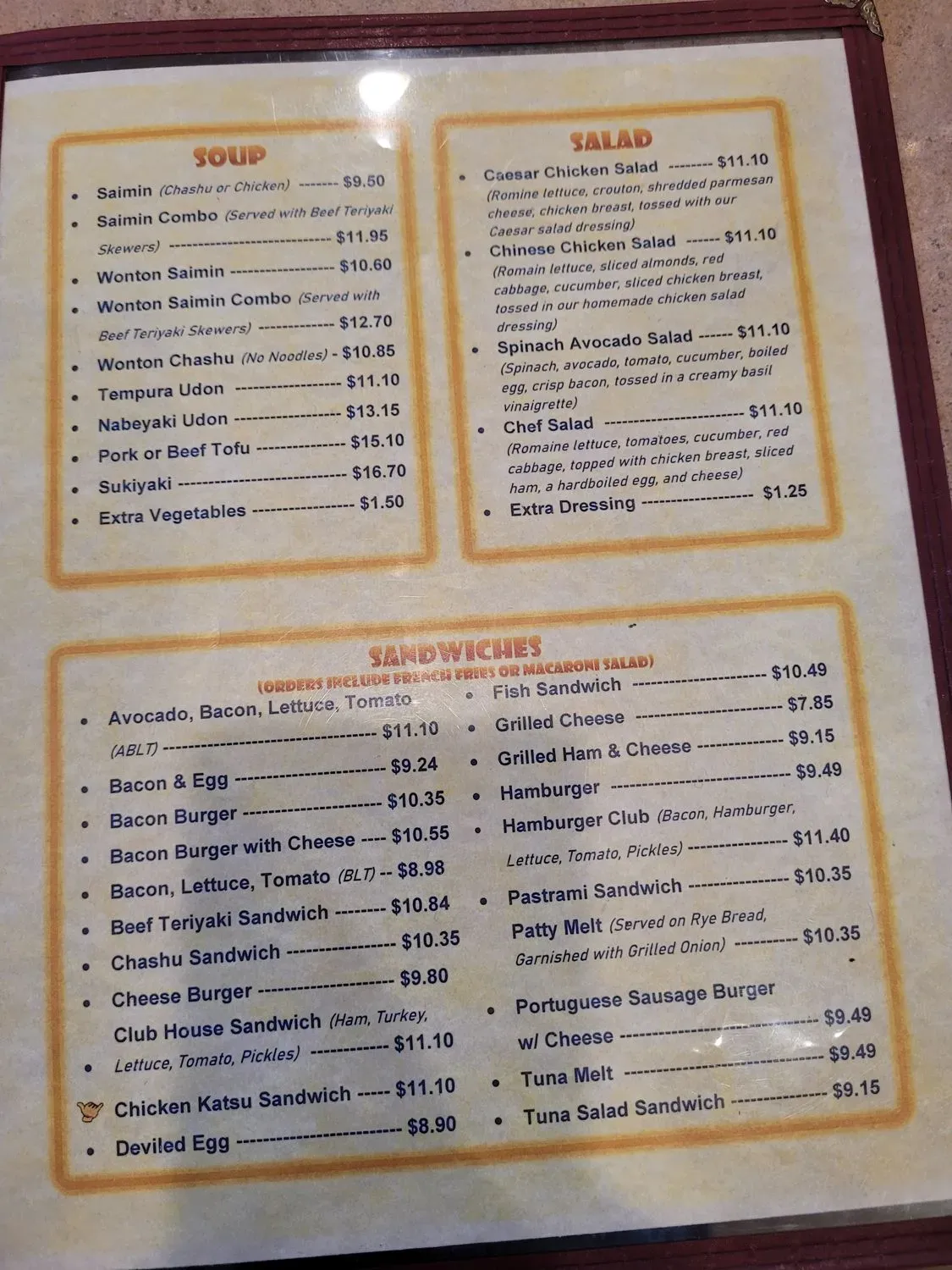 Menu 3